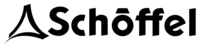 Schöffel logo met gestileerd bergsymbool
