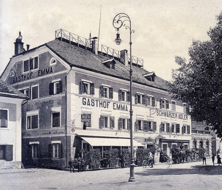 Historische Hotelansicht © Hotel Emma Niederdorf