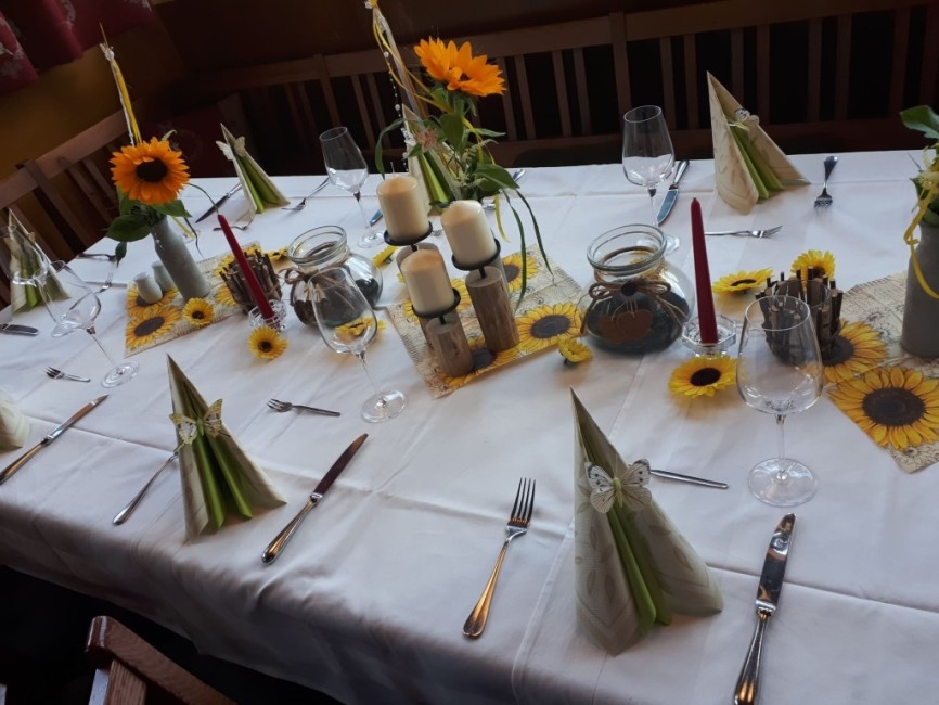 Tisch gedeckt © Restaurant Kreischenberg Eck