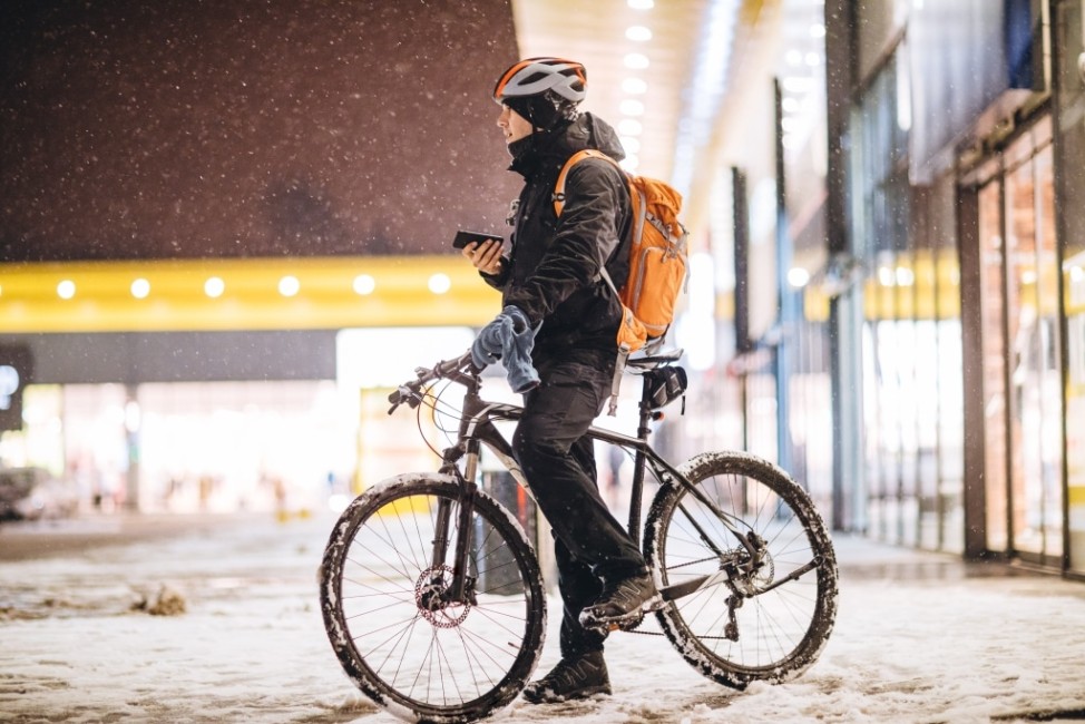 Radfahren im Winter © bojanstory, iStockphoto