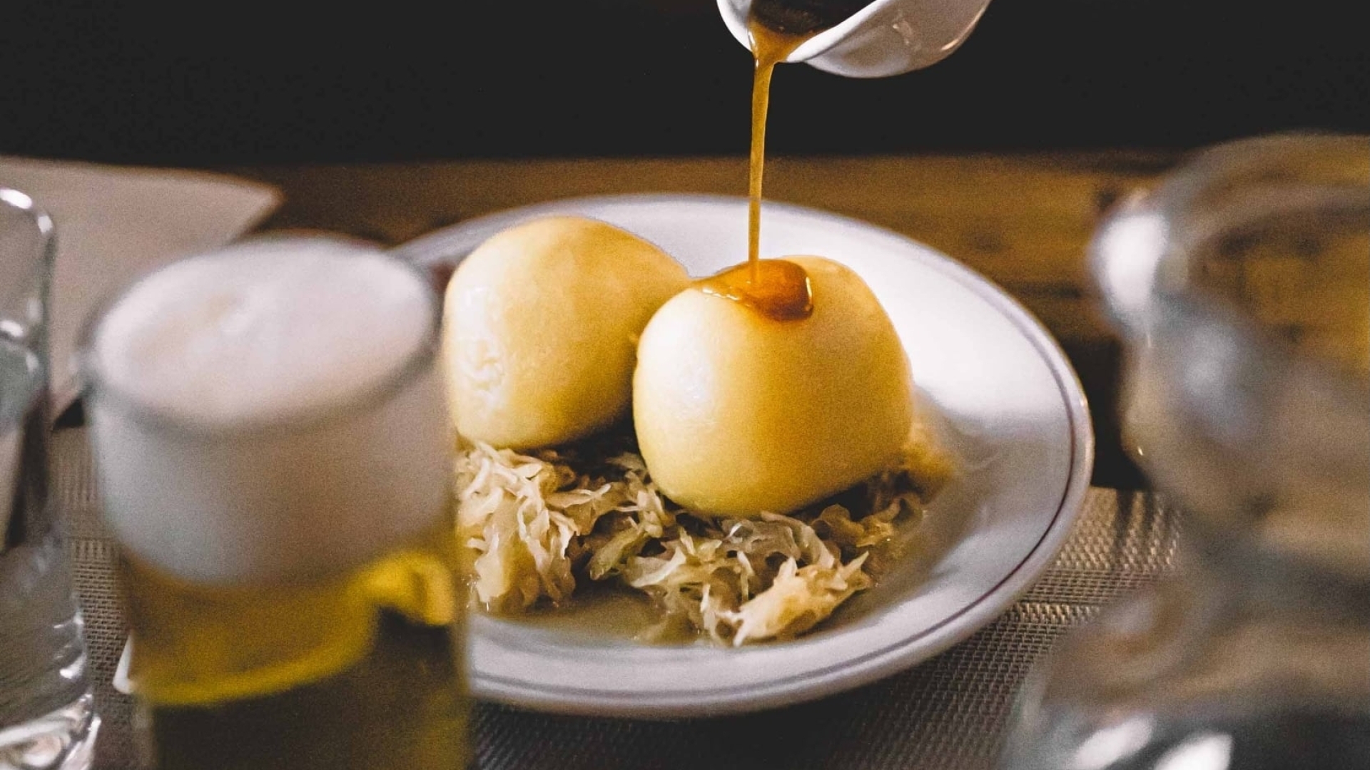 Waldviertler Kartoffelknödel vom Gasthaus zur Eiche © Niederösterreich Werbung - Mara Hohla